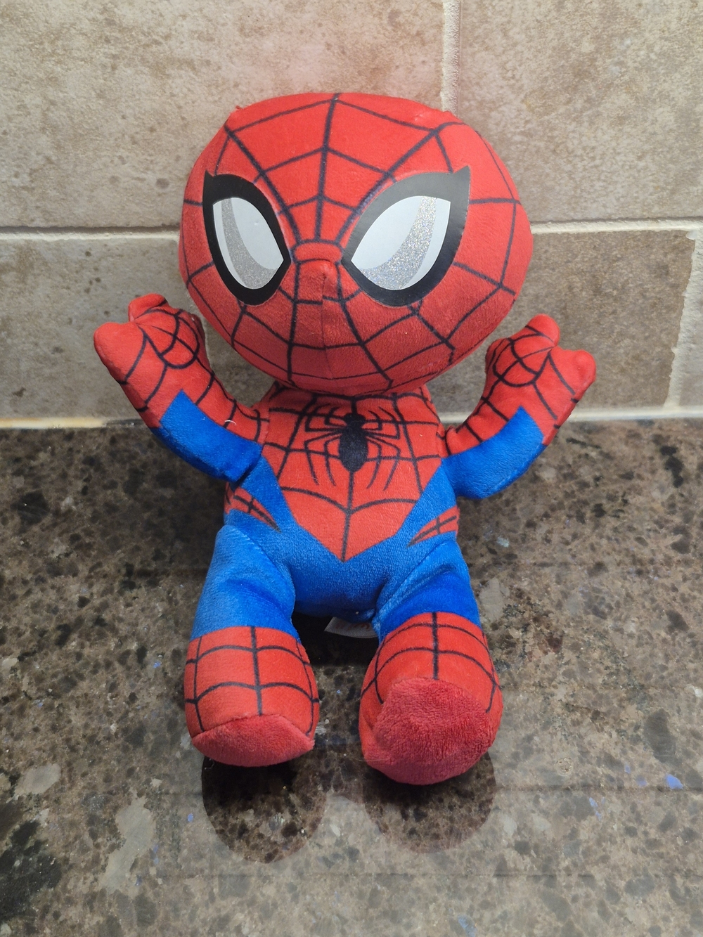 Ty Beanie Baby -‎ Spider-Man Spiderman (Marvel) Soft Plush Version